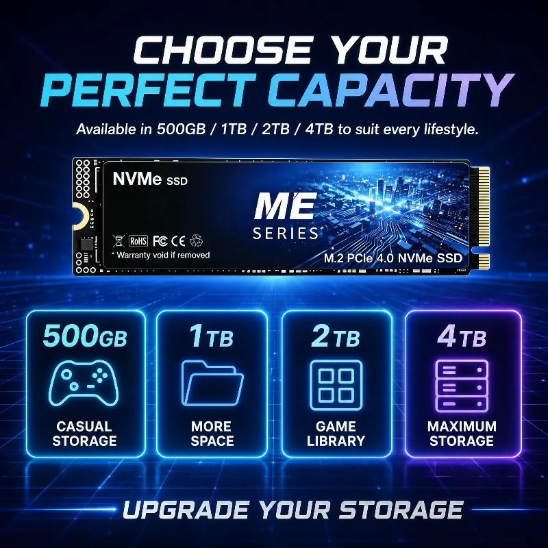 새로운 ME 시리즈 NVMe PCIe 4.0 M.2 S - M.2 Nvme 4Tb Pcie 4.0 Ssd 리뷰 및 가격