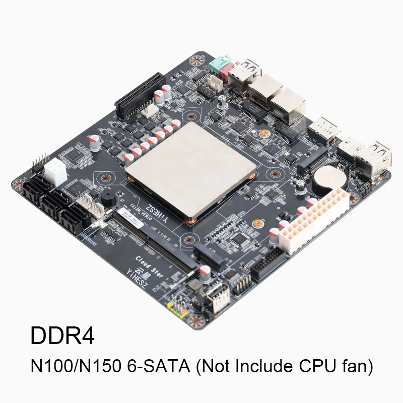 6베이 N100/N150 NAS 마더보드 DDR4 6  - Nas Motherboard N100 6 Sata 리뷰 및 가격