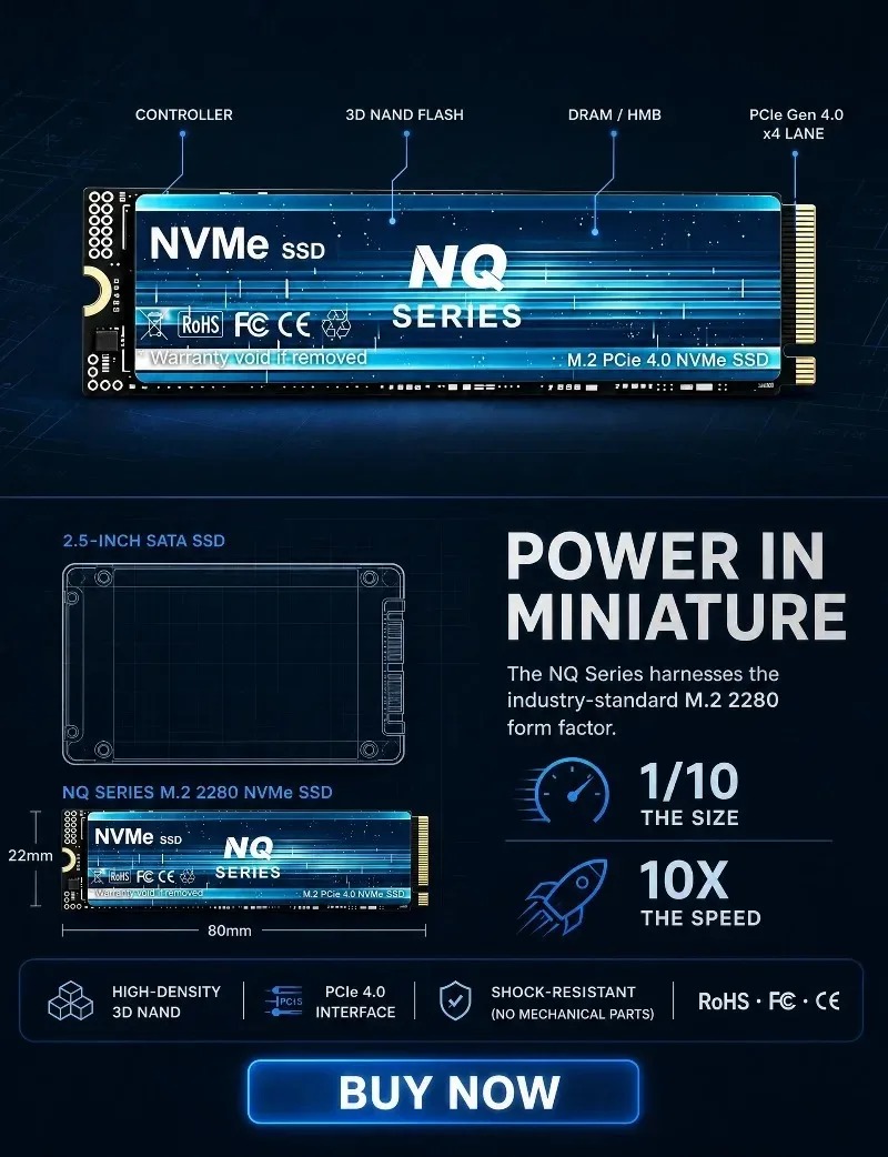 NQ 시리즈 NVMe SSD 2TB/4TB NVMe P - M.2 Nvme 4Tb Pcie 4.0 Ssd 리뷰 및 가격