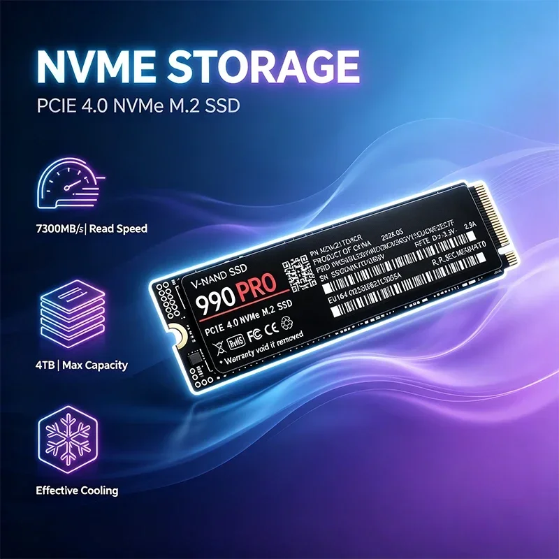 게이밍 드라이브 990 PRO M.2 NVMe SSD, - M.2 Nvme 4Tb Pcie 4.0 Ssd 리뷰 및 가격
