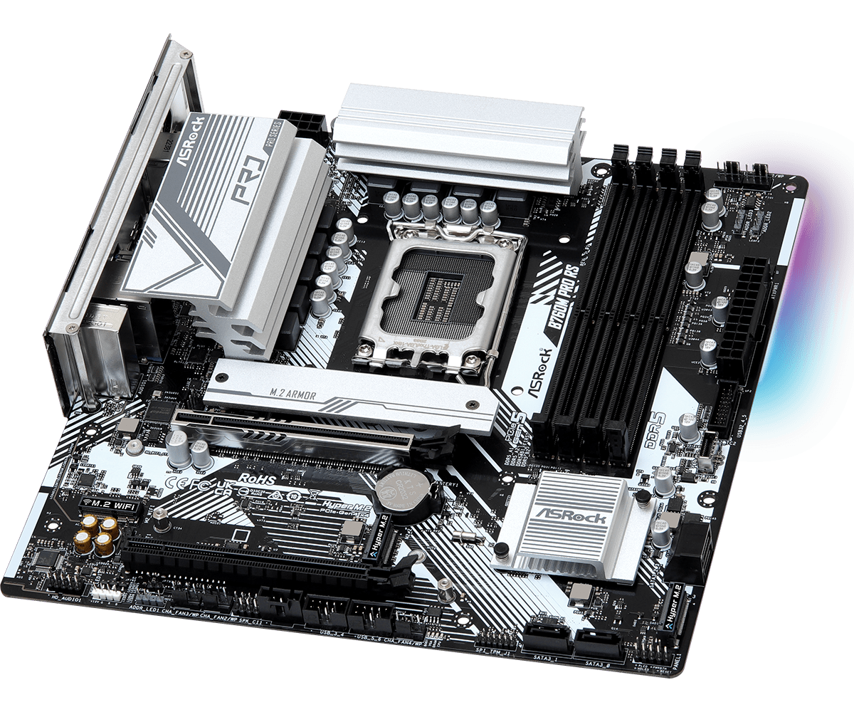 ASRock B760M Pro RS 메인보드, LGA  - Lga 1700 Ddr5 Itx Motherboard 리뷰 및 가격
